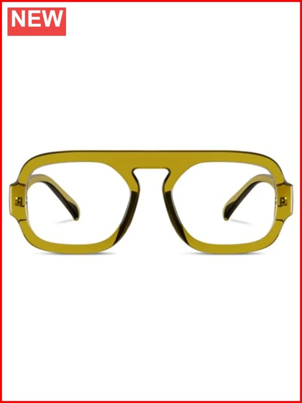 Blue Light Blocking Glasses Square Flat Top Computer Eyeglasses Anti Eyestrain